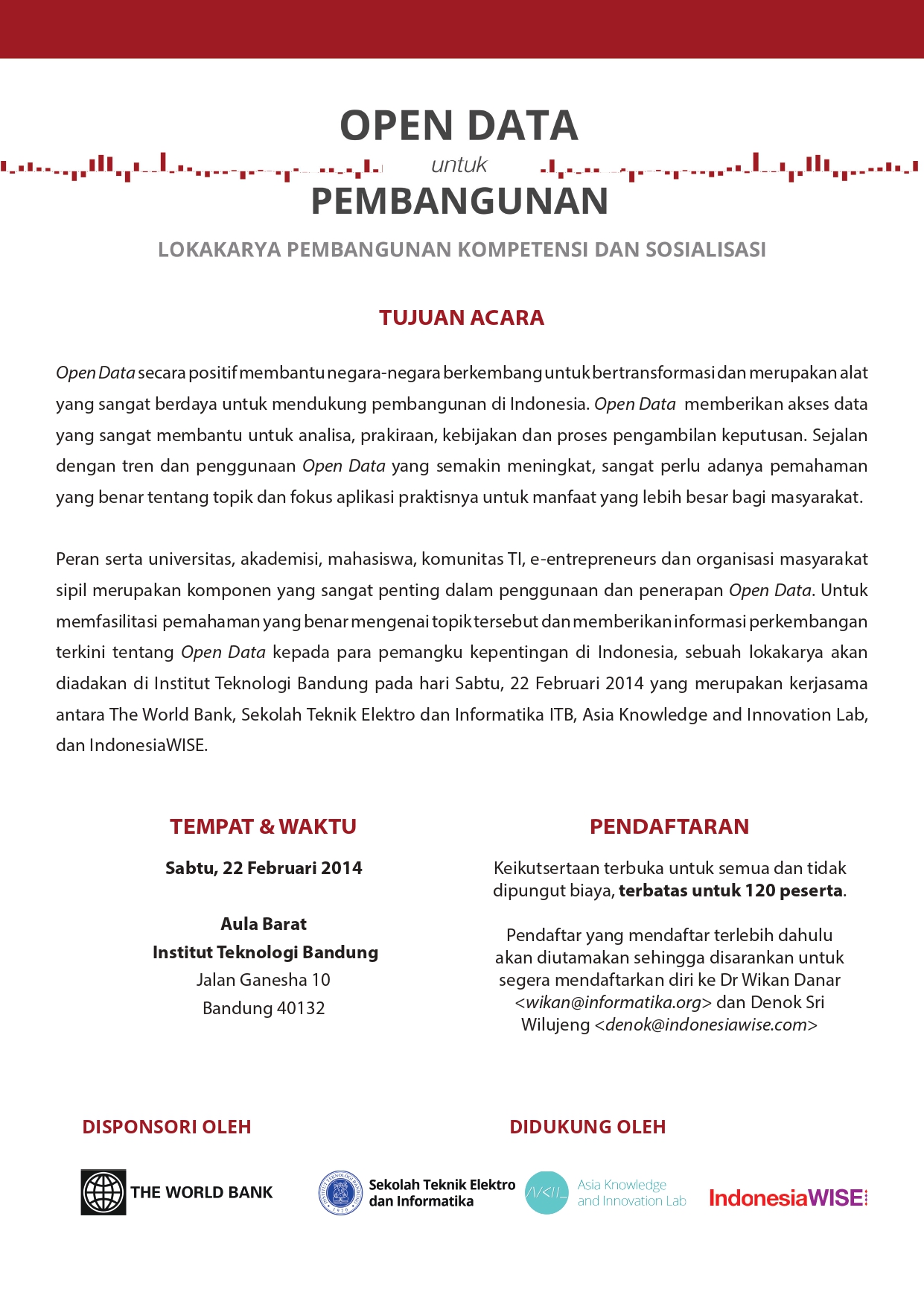 OD for Development event organized by IndonesiaWISE for The World Bank - Bandung February 2014